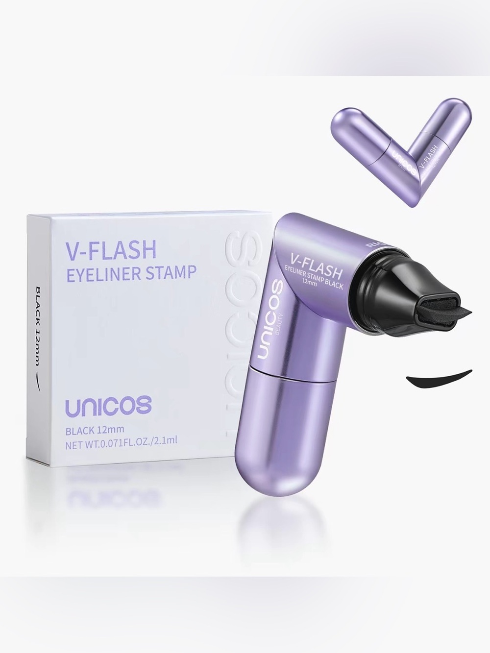 Unicos V-Flash Eyeliner Stamp - Black
